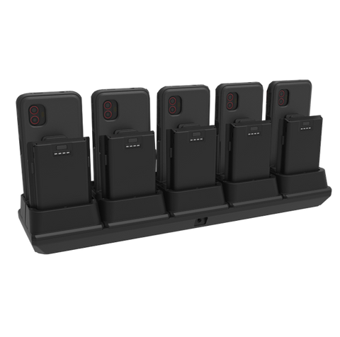XCover6 Pro & Extended Battery 5-Slot Charging Cradle for Smartcase