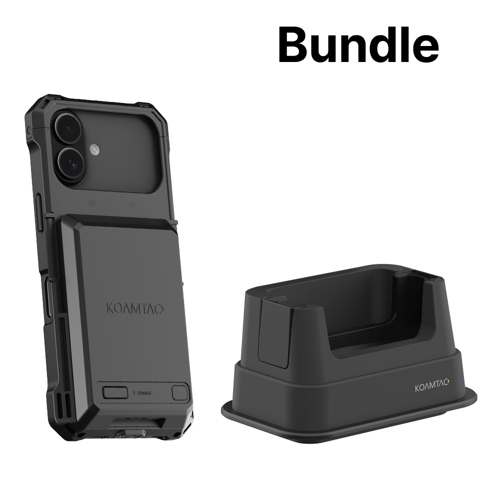 KBCC Charging Case with Extended Battery for iPhone 17 + 1-Slot Charging Cradle (No Battery Slot) Bundle Package