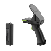 Angled Magnetic Universal Adaptor (AMUA) for KDC1000/1100 SmartSled with Trigger Handle Companion & 6000mAh Battery