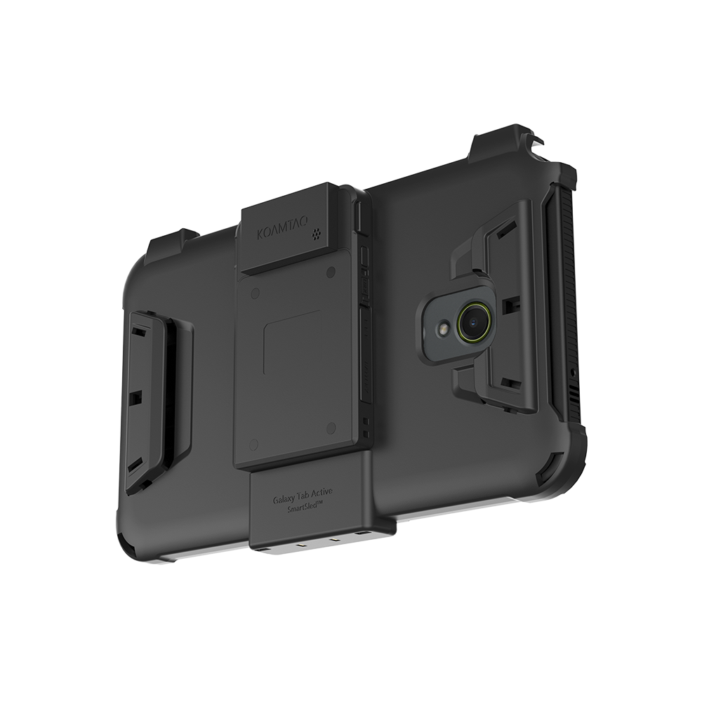 KDC480C 2D Imager Bluetooth Barcode Sled Scanner + Samsung Galaxy Tab Active5/Tab Active3 SmartSled Charging Case