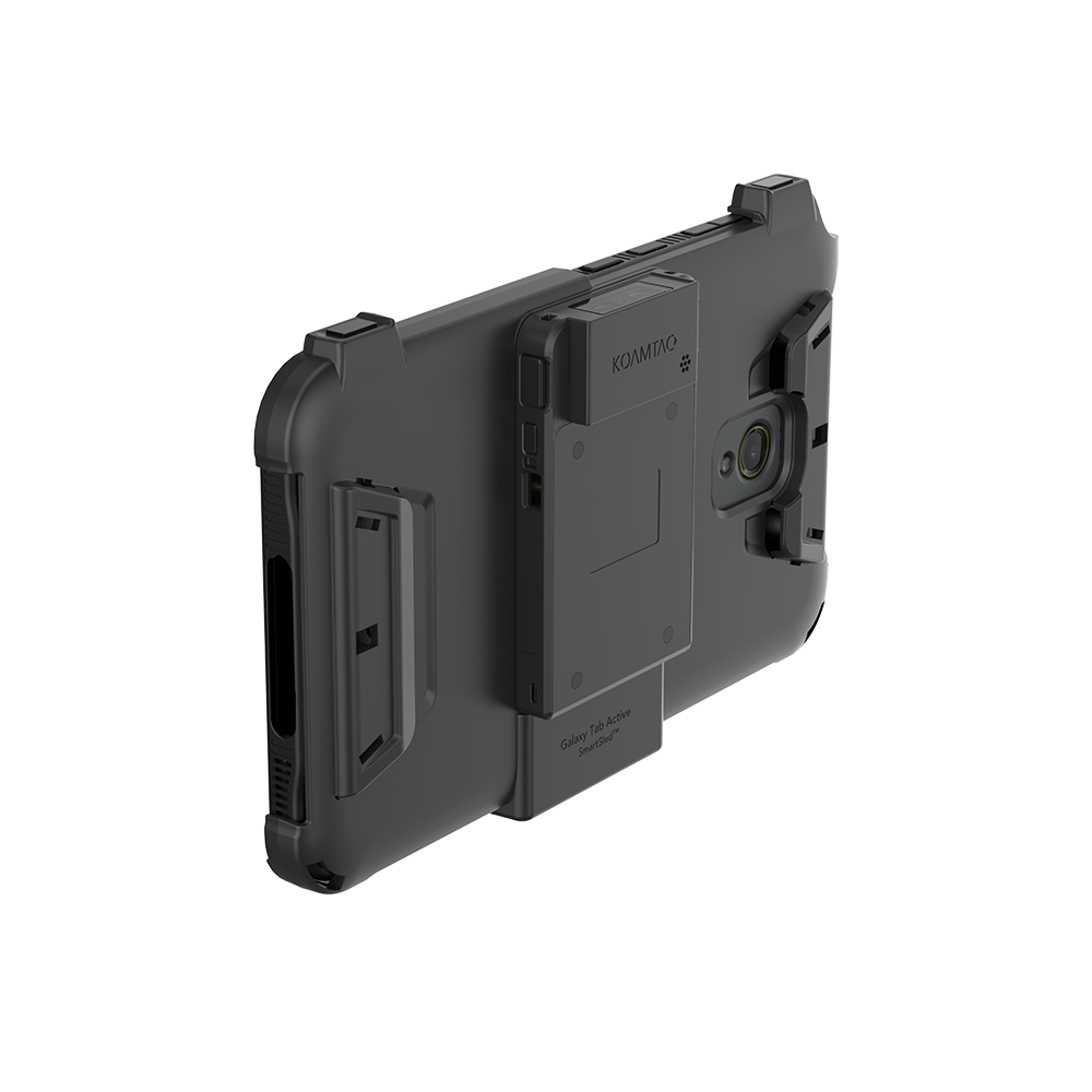 KDC480C 2D Imager Bluetooth Barcode Sled Scanner + Samsung Galaxy Tab Active5/Tab Active3 SmartSled Charging Case