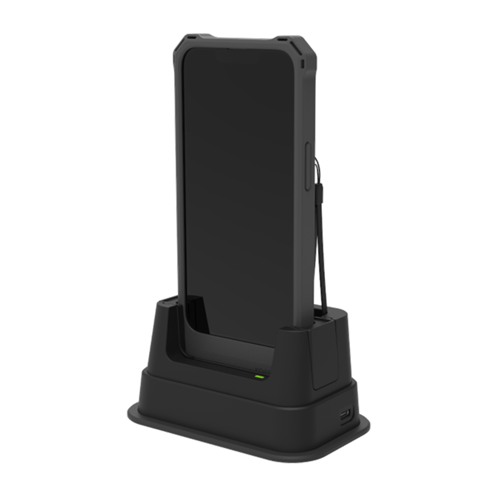 1-Slot Charging Cradle for KPCC/KBCC for iPhone 15/16 (without battery slot)