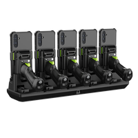 5-Slot Charging Cradle with Pistol Grip & 1.0W UHF Support for KDC1000/1100 (Galaxy A35/A36/A56)