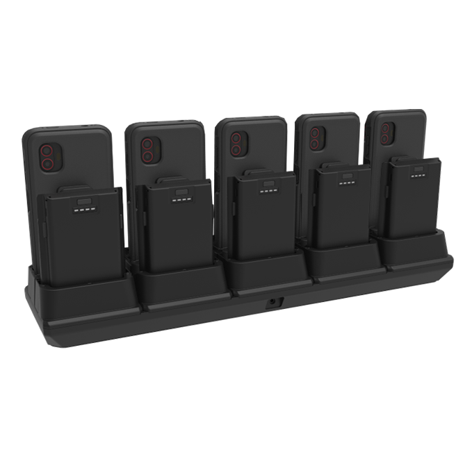 XCover6 Pro/XCover7 Pro & Extended Battery 5-Slot Charging Cradle for Smartcase