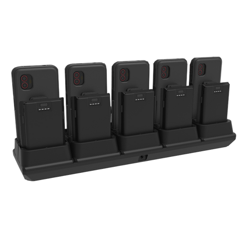 XCover6 Pro/XCover7 Pro & Extended Battery 5-Slot Charging Cradle for Smartcase