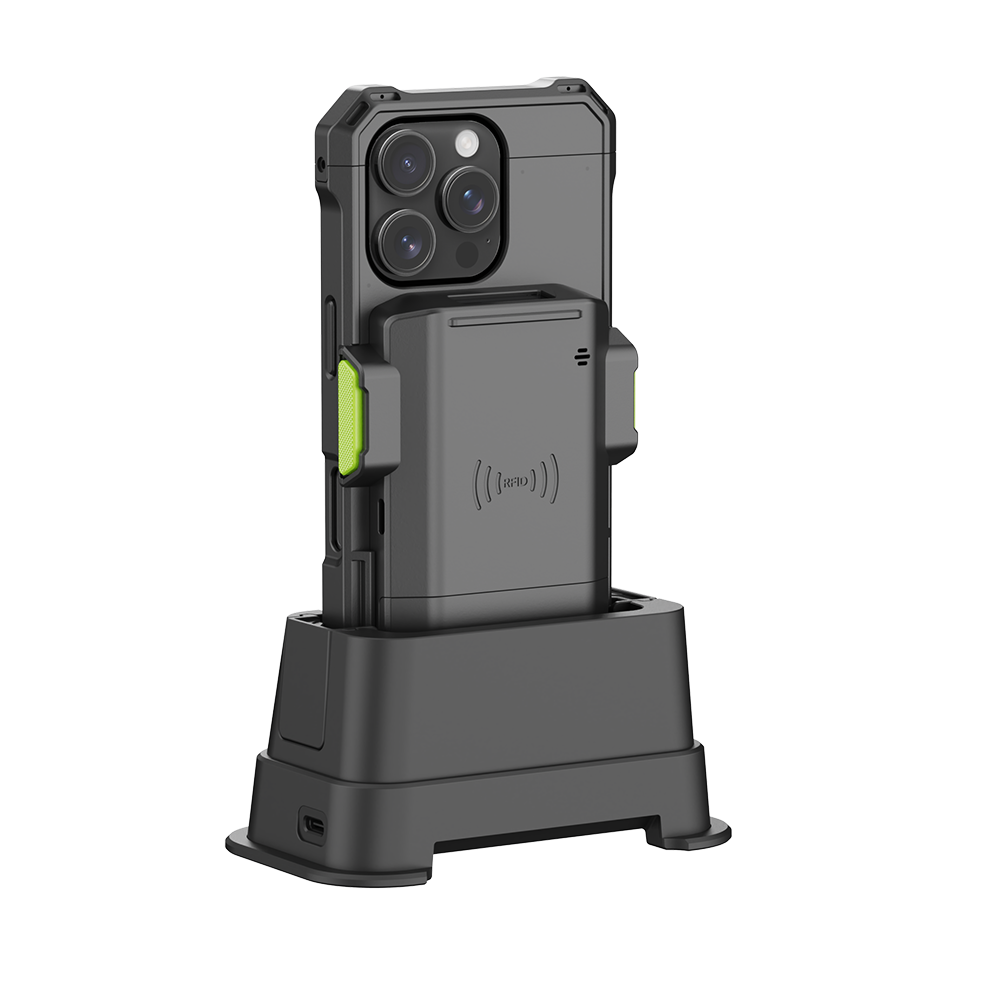 KDC1200 & KBCC 1-Slot Charging Cradle for iPhone 13/14/15/16/17 (No Battery Slot)