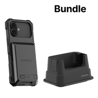 KBCC Charging Case with Extended Battery for iPhone 17 + 1-Slot Charging Cradle (No Battery Slot) Bundle Package